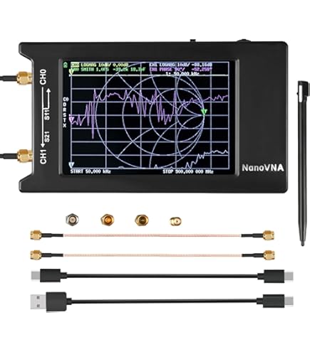 Amazon.co.jp: NanoVNA-F V2 ベクトルネットワークアナライザ、4.3